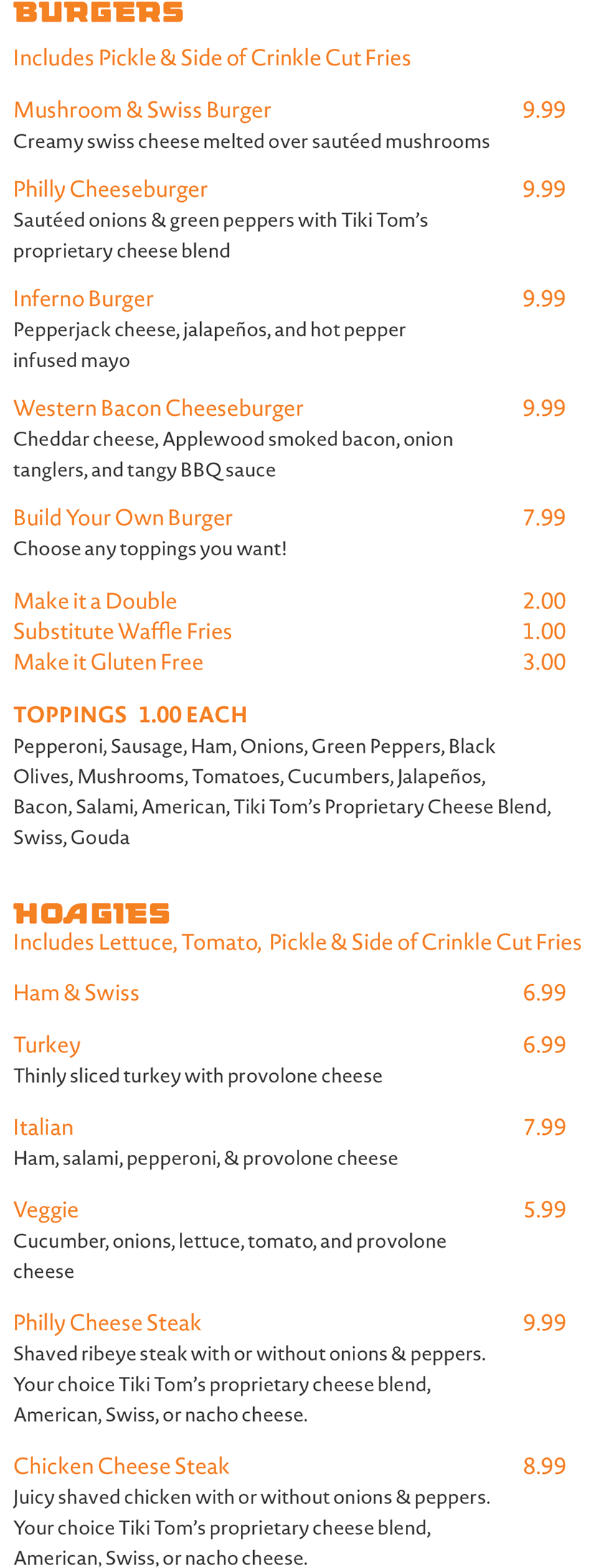 Grill Menu - Page 2